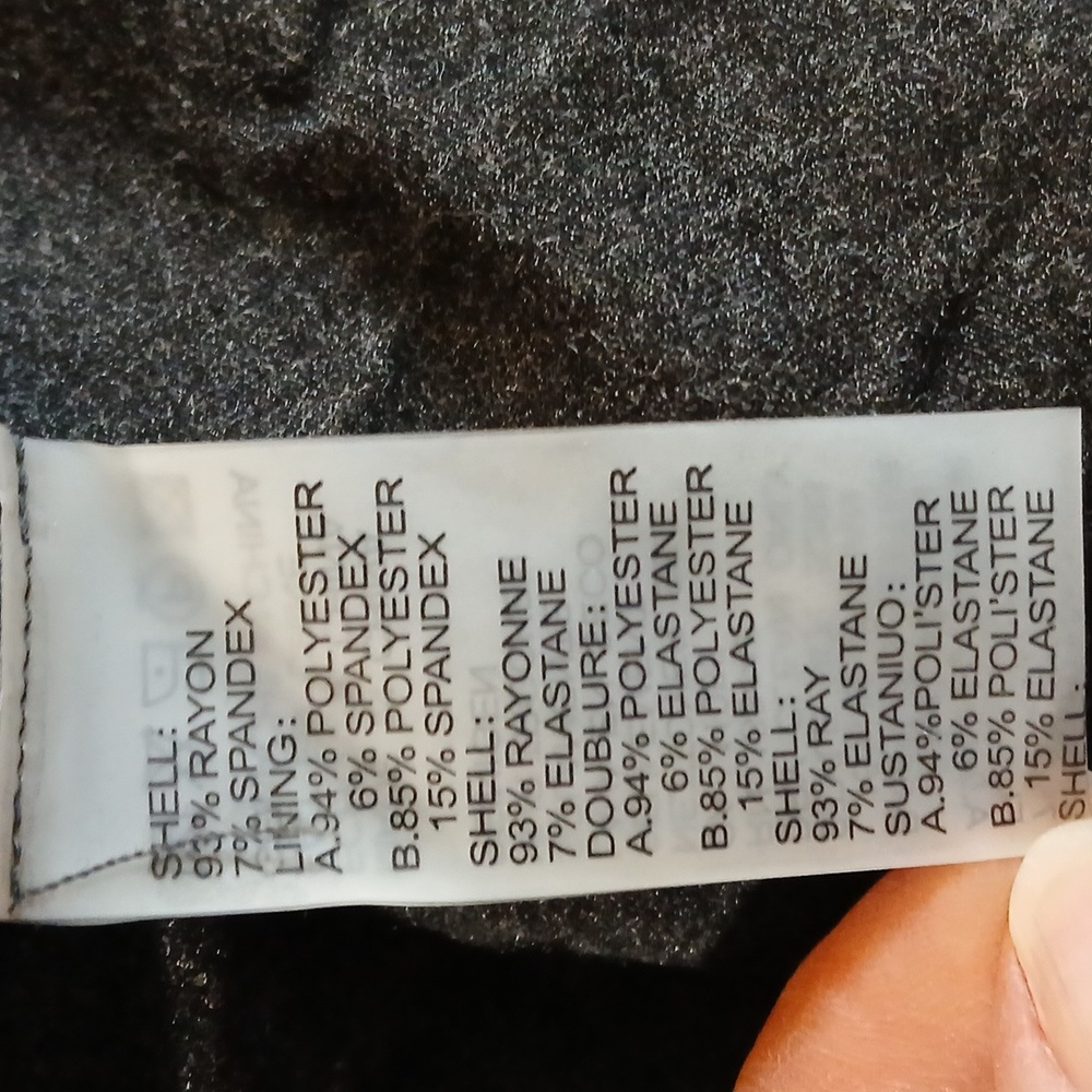 NWT NUE by Shani Elegant Grey Women's Dress, Size 6 - Picture 15 of 16